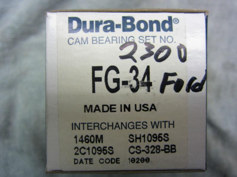 Fg-34 durabond camshaft bearings ford, 2 bearings, not complete set