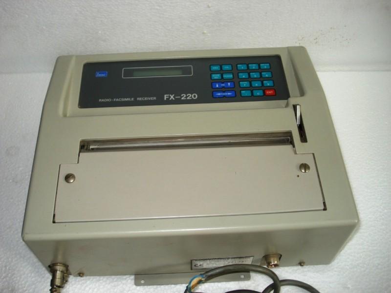 Jmc dfax * fx-220 * radio - facsimile receiver  *no.221741 * made in japan 