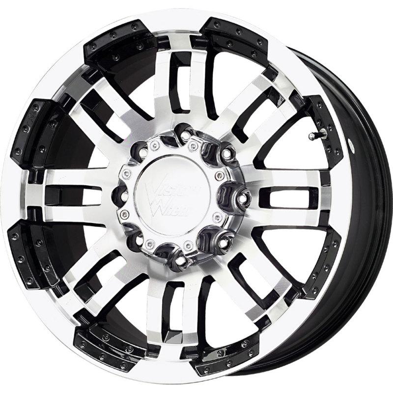 4 new 16x6.5 45 offset  5x130 vision warrior black  wheels/rims