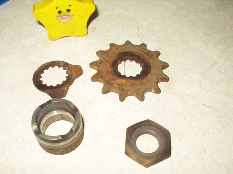 Front sprocket and hardware 13t 2004 04 yamaha raptor 660 r  y53 #1