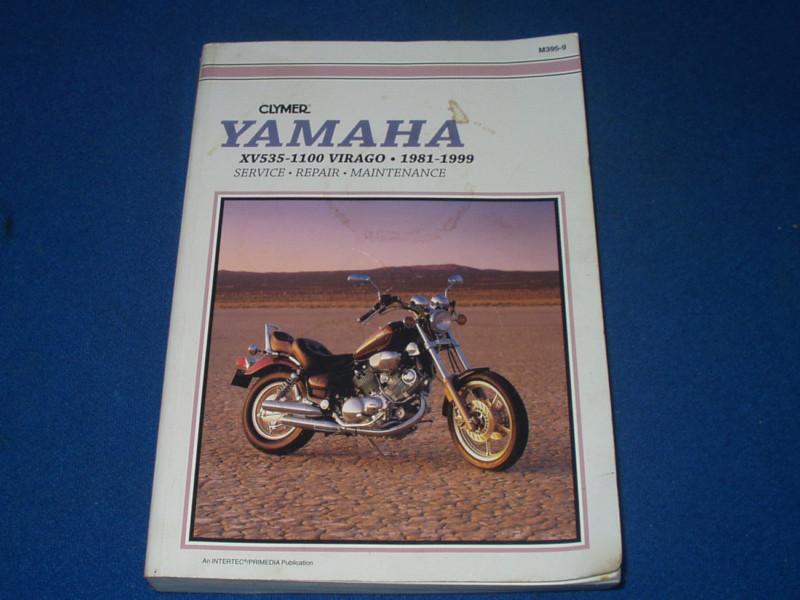 Clymer yamaha xv535 - 1100 virago 1981 - 1999 service rapair shop manual book