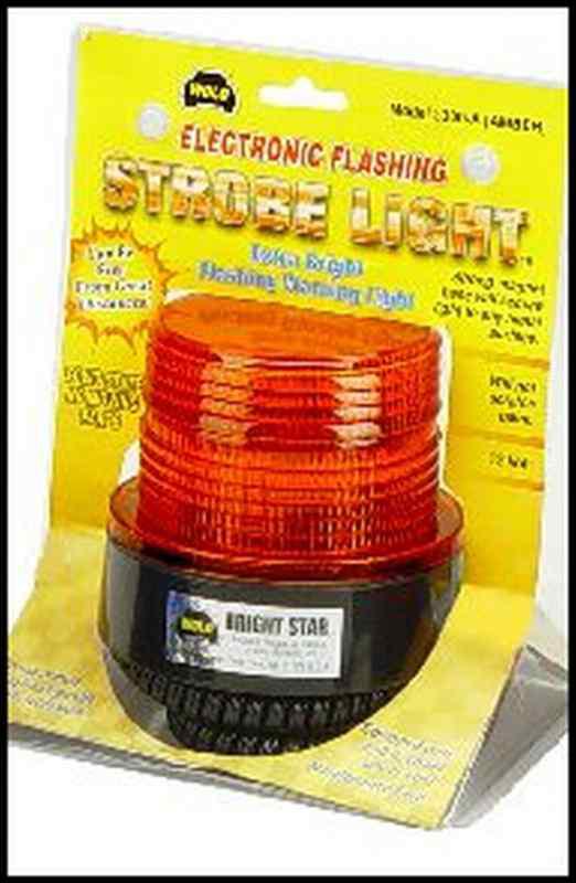 Wolo  bright star strobe light warning  light amber