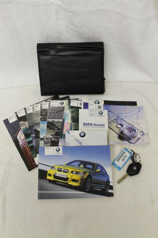 2006 bmw m3 complete owner's manual w/ case