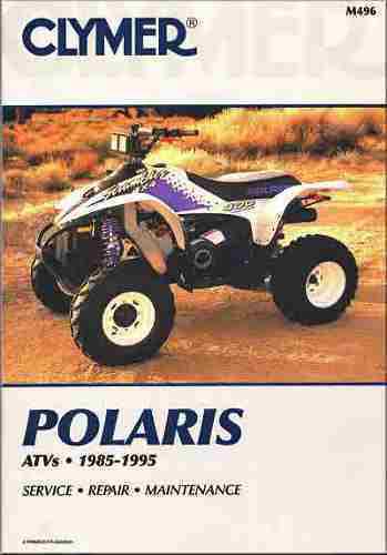 Polaris atv 300 & 400 repair shop manual 1985-1995 cyclone trail boss scrambler