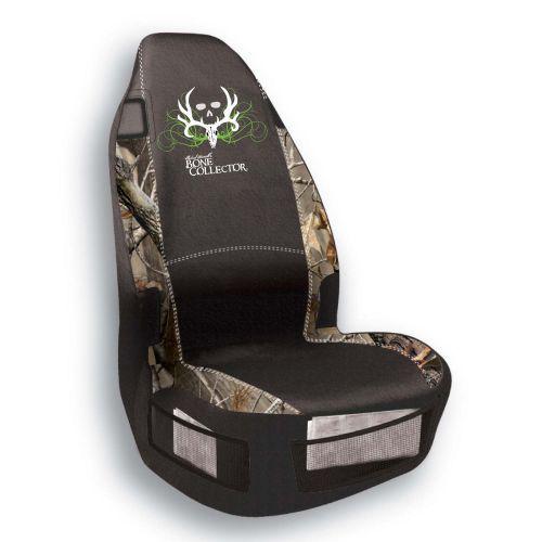 Bone collector and realtree camouflage universal seat cover 