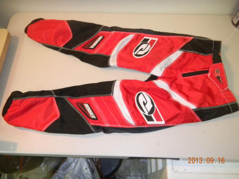 Mx youth pants size 26 answer syncron red white and black super nice no wear 