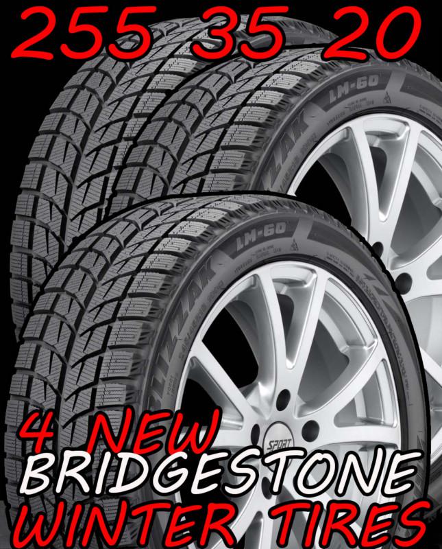 Bridgestone blizzak lm-60 255 35 20 2553520 4 studless winter tires audi a6