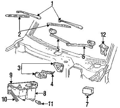 Ford f2tz17603a genuine oem factory original nozzle