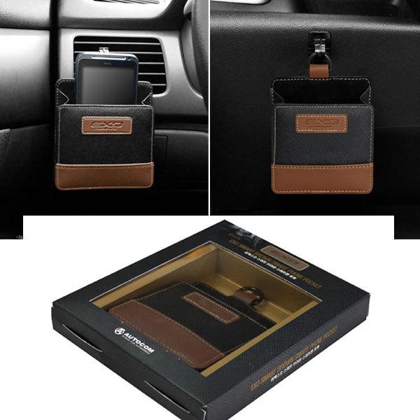 New exo smart brown phone holder cell phone pda mp3 mobile pocket car vehicle