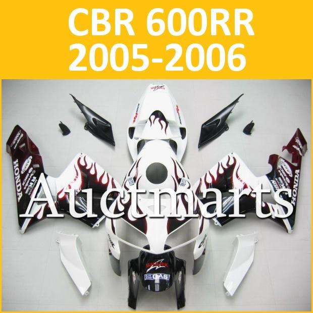 Fit honda 05 06 cbr600rr cbr 600 rr 2005 2006 fairing kit abs plastics b60 b02