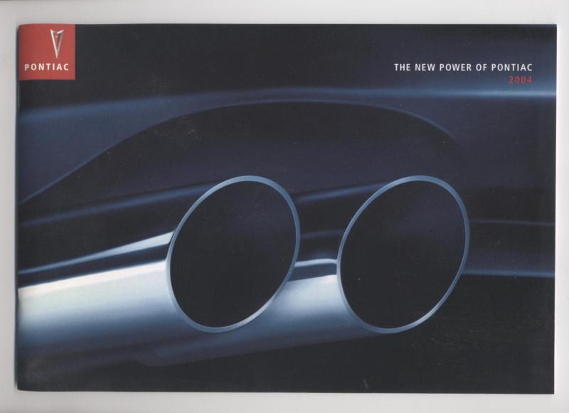 2004 pontiac full line brochure