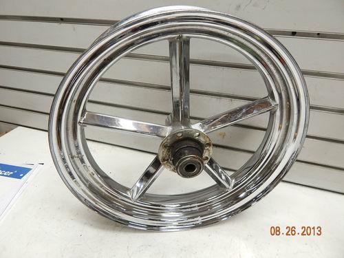 16" rear wheel invader harley sportster 57-78 drum brake chrome vintage 5 spoke