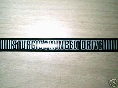 Nos harley davidson sturgis belt drive decal