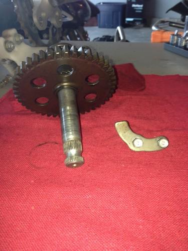 Trx250r kickstarter spindle ratchet gear shaft spring 250r atc honda 85 86 87