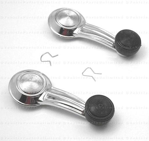 67 - 79 2 window crank handles fits:  gm camaro nova corvette blazer monte carlo