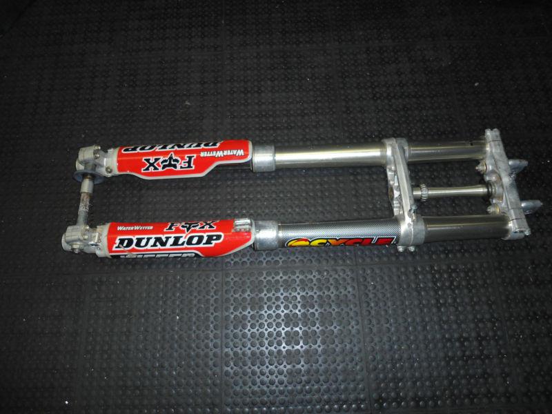 00 01 honda cr 125 cr125 forks front forks front end suspension 2000 2001 cr 125