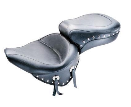 Mustang wide super touring one-piece studded seat  75503