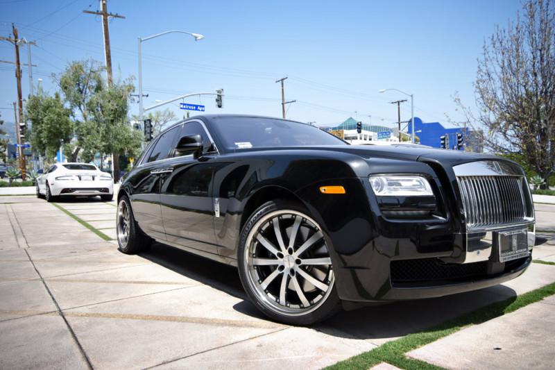 Rolls royce ghost on vosson's hd poster super luxury car print multi sizes avail