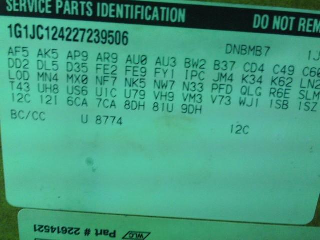 95 96 97 98 99 00 01 02 cavalier loaded beam axle susp opt fe2 705775