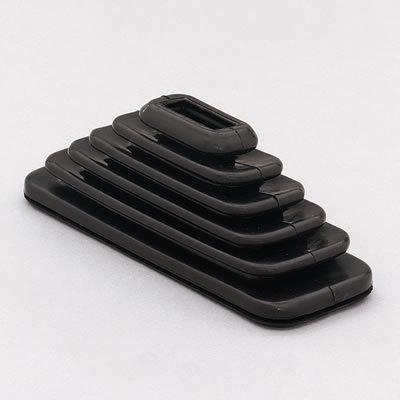 B&m 80668 shifter boot megashifter black rubber each