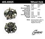 Centric parts 405.40025e rear hub assembly