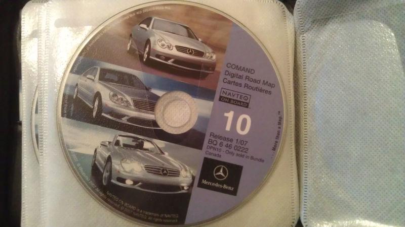 Mercedes benz region 10 navigation cd covers canada release 1/07 bq 6 46 0222