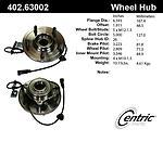 Centric parts 402.63002 front hub assembly