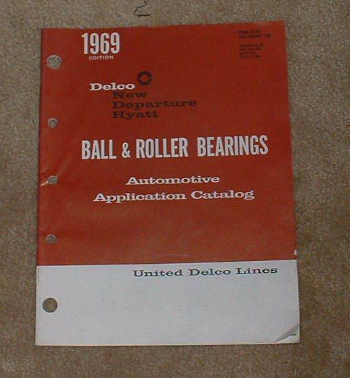 1969 ball & roller automotive application catalog catalog