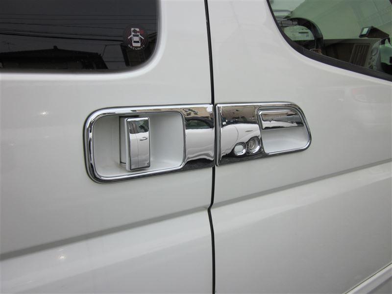 8 pcs of nissan elgrand 2002 ~ 2009 door knob cover handle chrome surface finish