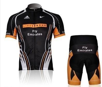 Lucky new_2013 bike bicycle cycling men's outdoor sports jersey +shorts s---3xl