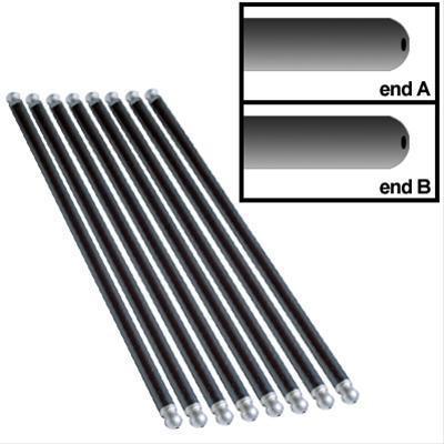 Scorpion pushrods chromoly 3/8" dia 9.250" length universal heat treated setof8