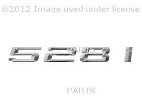 Bmw 528i 2008 2009 2010 genuine bmw emblem - "528i" for trunk lid 51147196377