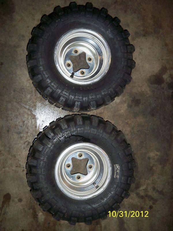 05 suzuki ltz 400 ltz kfx dvx z400 400 rear wheels  tires #6ns