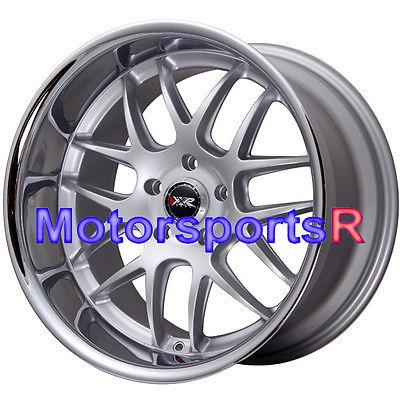 20 xxr 526 silver deep dish lip rims staggered wheels 09 10 11 12 13 nissan 370z