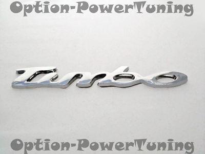 Turbo silver emblem logo sticker decal gti vw supra wrx