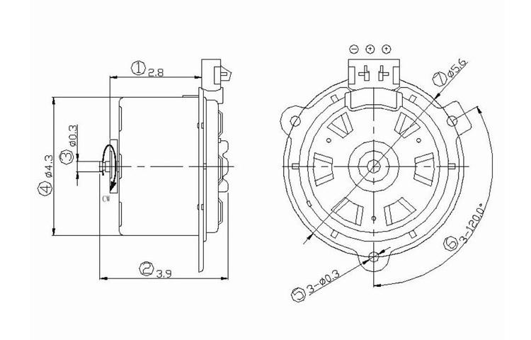 Ac condenser radiator cooling fan motor 1997-1997 ford mustang 3.8l f7zz8c607bb