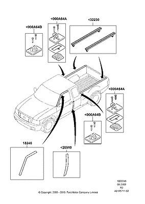 Vac3z99000a64b kit load box tie down 09 10 f250sd