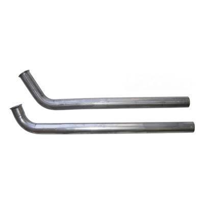 Pypes exhaust downpipes stainless natural 2.5" dia buick gs/gs 400/gs 455 pair