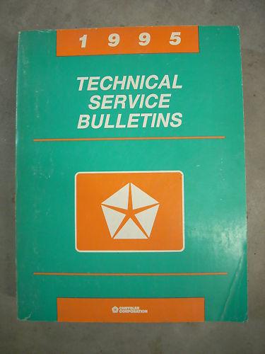 1995 dodge service bulletins truck eagle jeep viper avenger neon stratus spirit