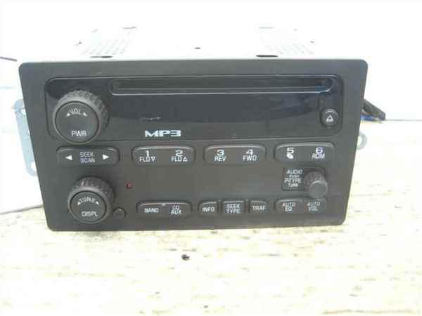 05-12 gmc canyon cd single disc mp3 player radio us8