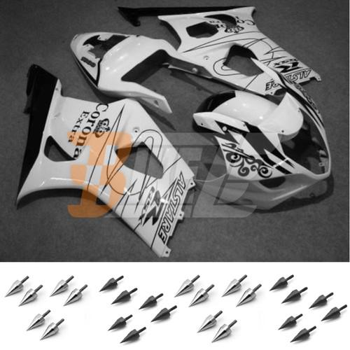 Bolt kit & injection fairing kit bodywork for suzuki gsx r 1000 k3 2003 2004 ai