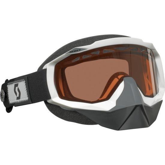 Scott usa hustle snowcross goggles with speed strap white/rose lens