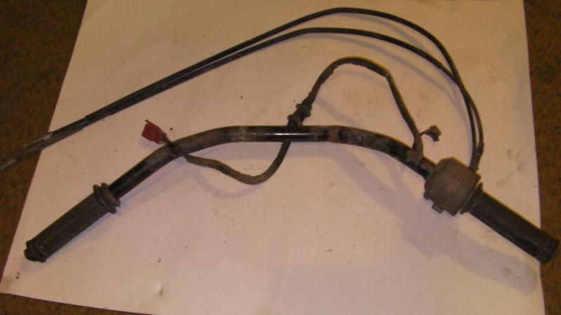 Honda nx250 handlebars and throttle assembly with cables 88 89 90 nx-250