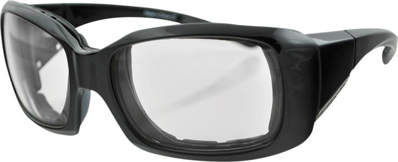 Bobster eyewear ava convertible sunglasses black/photochromic lens