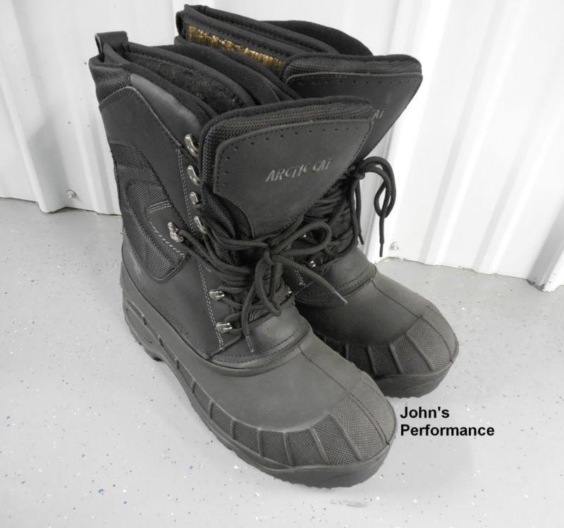 Arctic cat men's cat tracker extreme snowmobile boots size 11 5212-454 