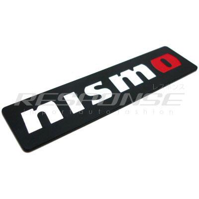 Nismo emblem metal black 240sx 300zx 350z 370z g35 g37 gtr silvia skyline jdm