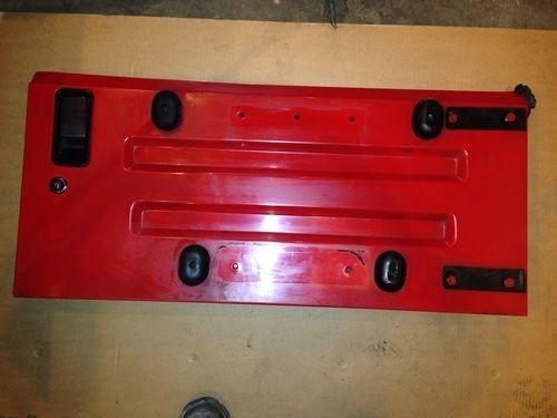 Jeep wrangler yj tailgate 87-95 gate latch red 88 89 90 91 92 93 94 tail hatch