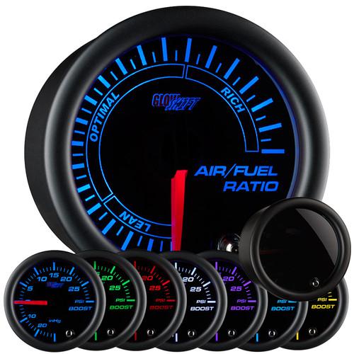 New 52mm air fuel ratio afr gauge meter w. smoked lens