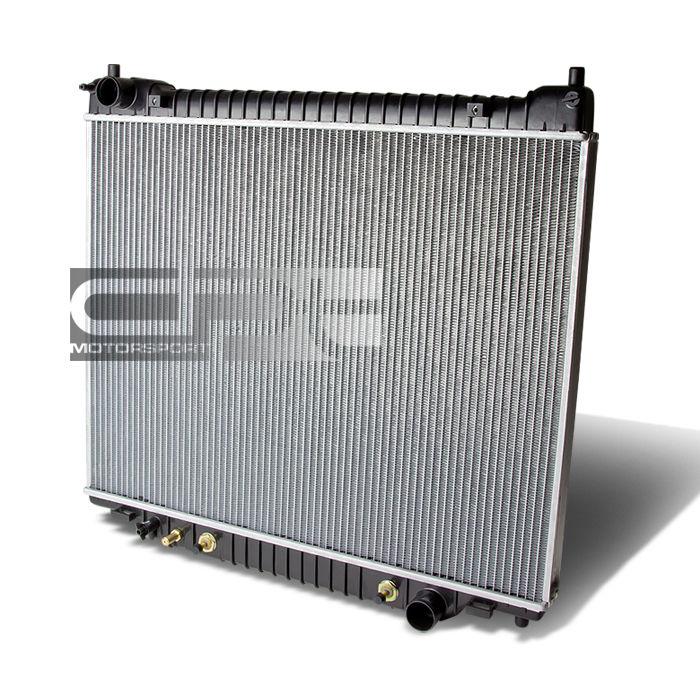 92-96 ford e350 econoline 7.3l v8 at/mt oem replace aluminum 2-row core radiator