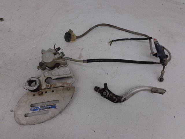 1997 ktm 250 exc rear brake system caliper master cylinder